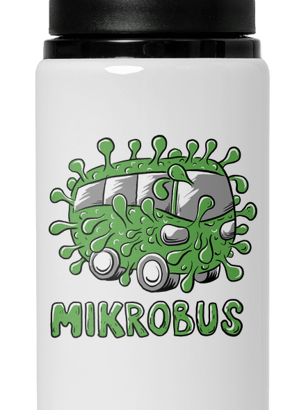 Mikrobus flaša na vodu White