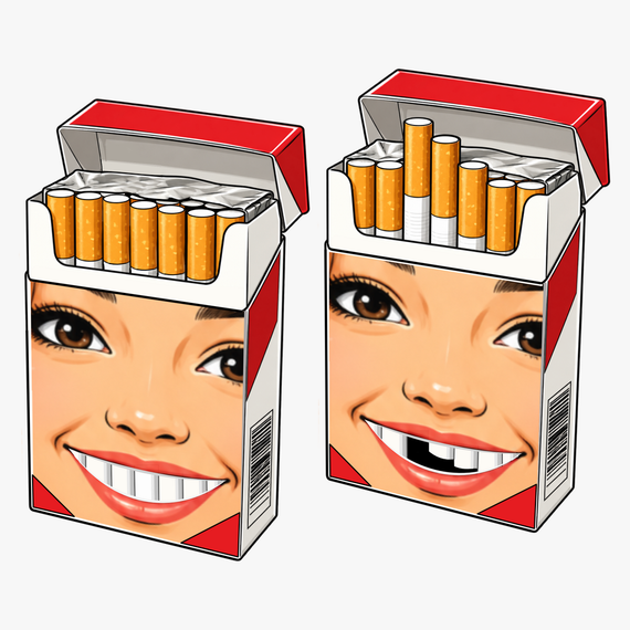 Cigaretový úsmev