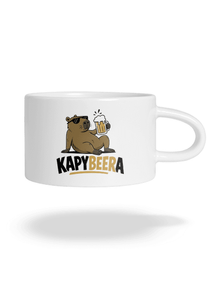 Kapybeera hrnček makronka White