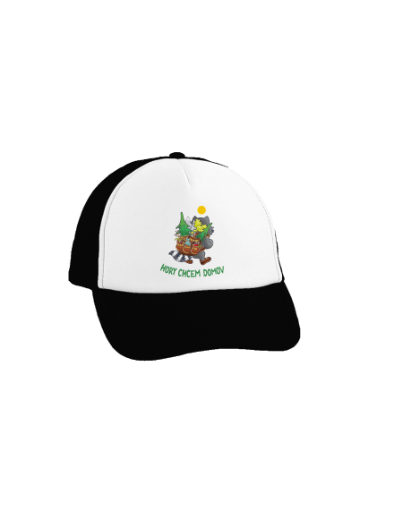 Hory chcem domov šiltovka truckerka Black cap