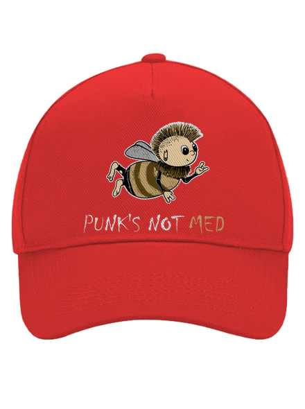 Punks Not Med šiltovka baseballka Classic Red