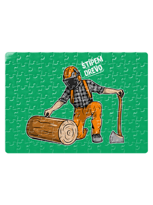 Drevorubač puzzle White
