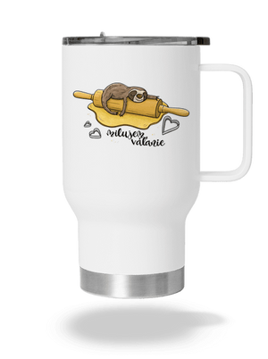 Milujem váľanie termohrnček White