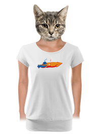 dámske tričko s lemom