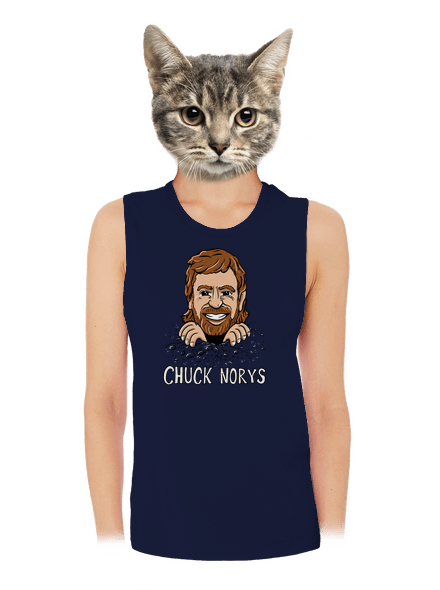 Chuck Norys dámske tielko voľné Navy