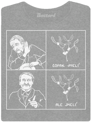 Cimrman: Copak jmelí dámske tričko Dark Gray Melange