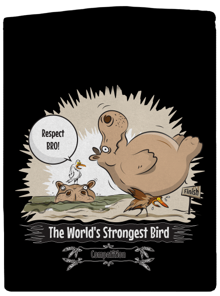 Strongest bird dámska mikina na zips Black