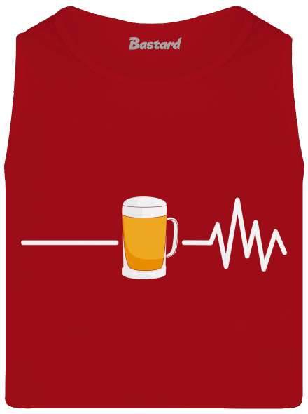 Beer help pánske tielko Red