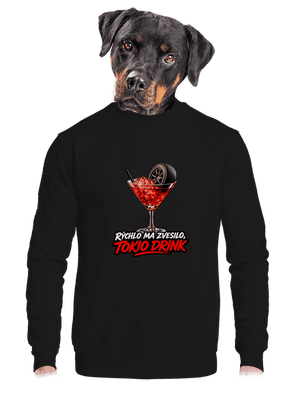 unisex mikina bez kapucne