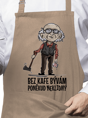 Neklidný bez kafe zástera Rope