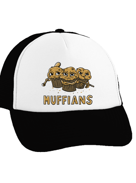Muffians šiltovka truckerka Black cap