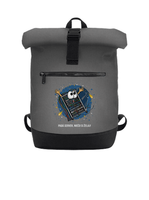 Padá server batoh Grey Marl