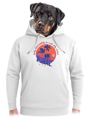 Fušál unisex mikina premium Snowwhite