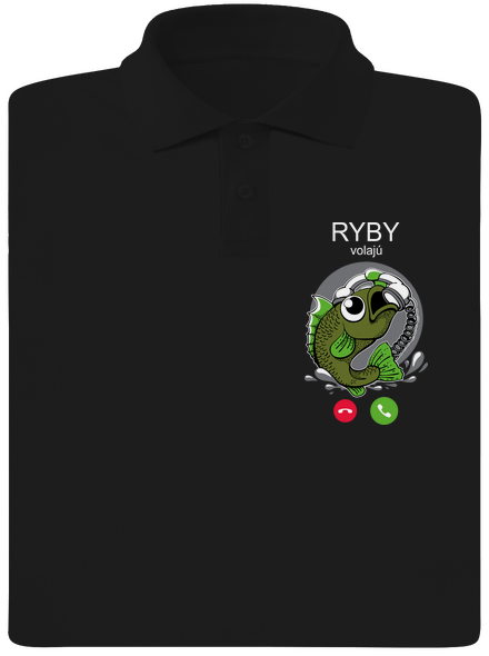 Ryby volají pánska polokošeľa Black