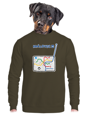 unisex mikina bez kapucne