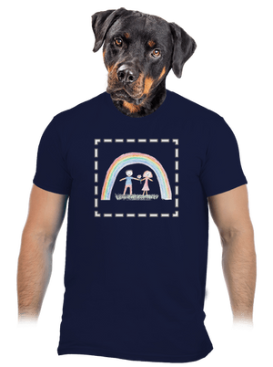 Detské kresby - Nahraj vlastnú pánske tričko Navy