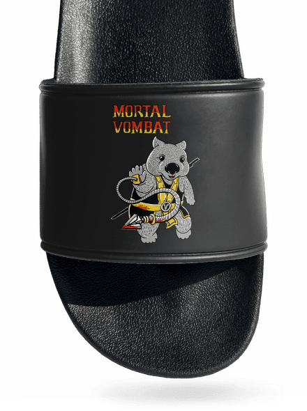 Mortal Vombat šľapky Black