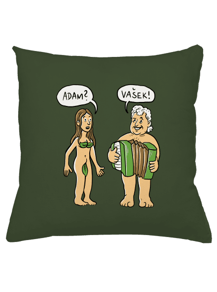 Eva a Vašek vankúš Olive Green