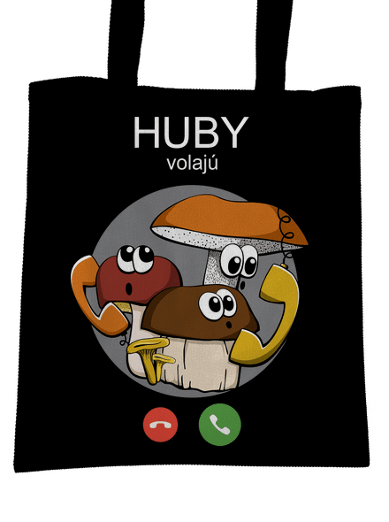 Huby volajú taška Black