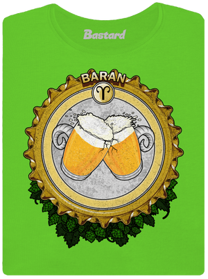 Pivný horoskop: Baran dámske tričko Apple Green
