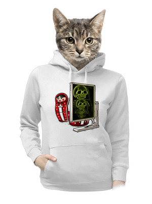 dámska mikina klokanka