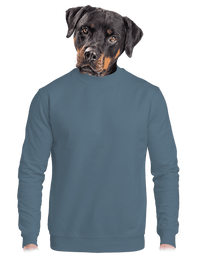 unisex mikina bez kapucne