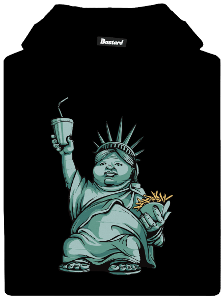 Americký idol detská mikina klokanka Black