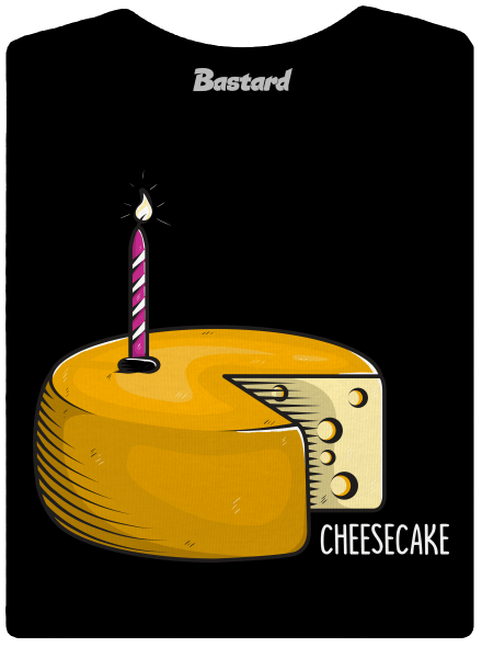 Cheese cake dámske tričko Black