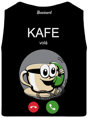 Kafe volá pánske tielko Black
