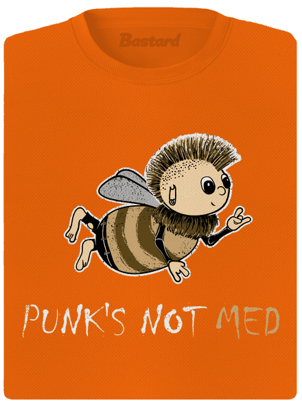 Punks Not Med dámske športové tričko Neon Orange