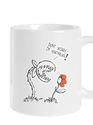 Vegetarián klasický hrnček White