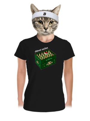 Advent začína dámske športové tričko Black