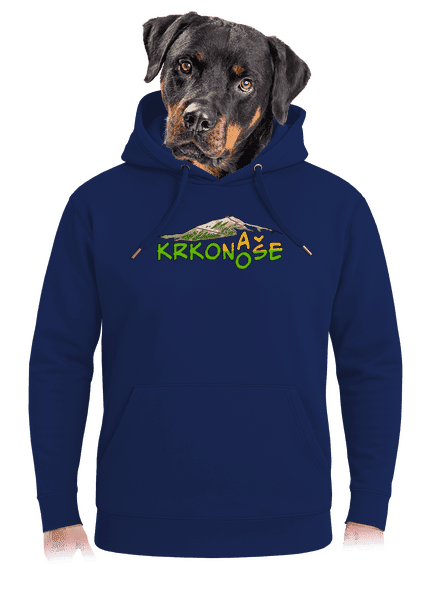 Krkonoše unisex mikina premium Navy