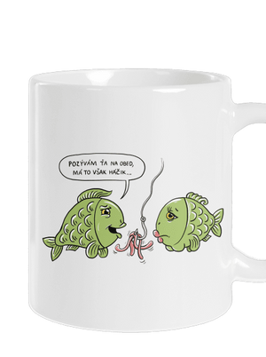 Háčik klasický hrnček White