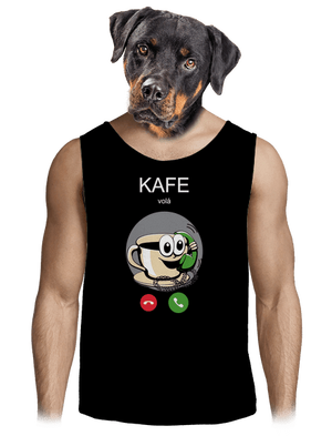 Kafe volá pánske tielko Black