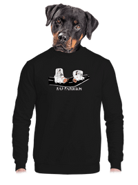 unisex mikina bez kapucne