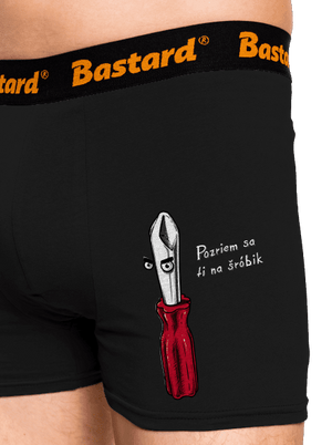 Šroubek boxerky Black