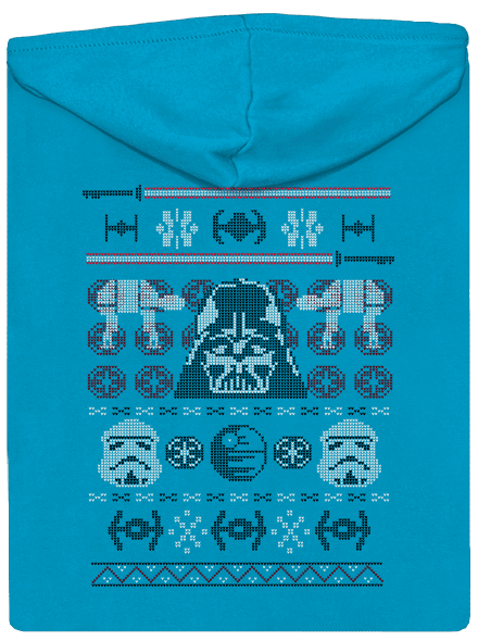 Vader na svetri dámska mikina na zips Blue Atol