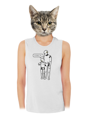 Sirota dámske tielko voľné White