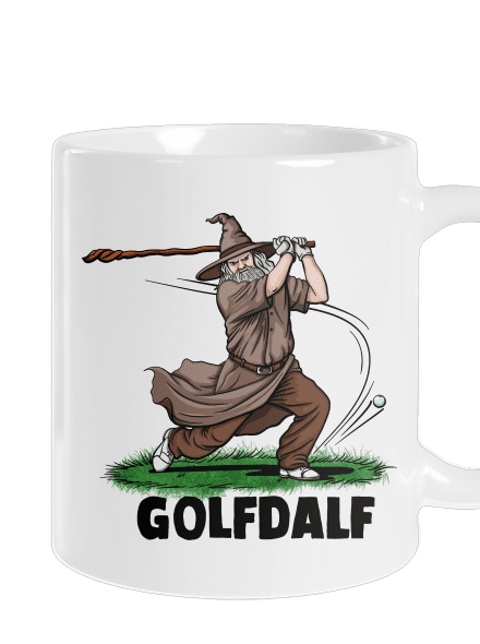 Golfdalf klasický hrnček White