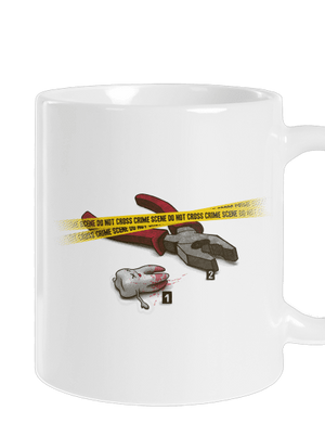 Zúbkovražda klasický hrnček White