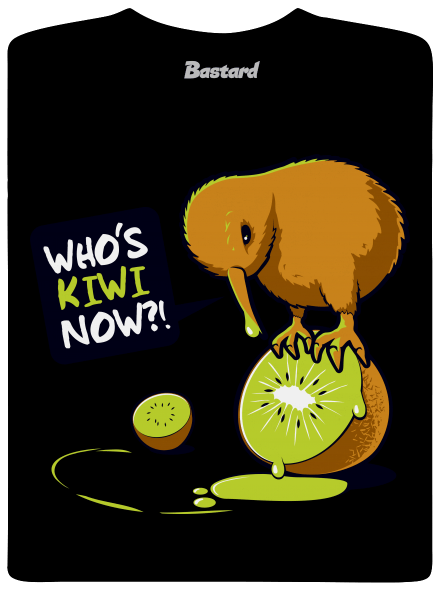 Kiwi detské tričko Black