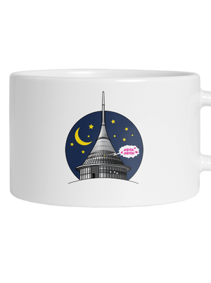 Ještěd hrnček makronka White