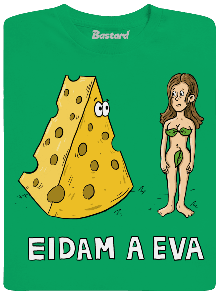 Eidam a Eva detské tričko Kelly Green