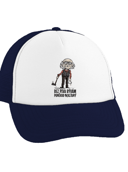 Neklidný bez piva šiltovka truckerka French Navy cap