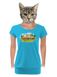 dámske tričko s lemom