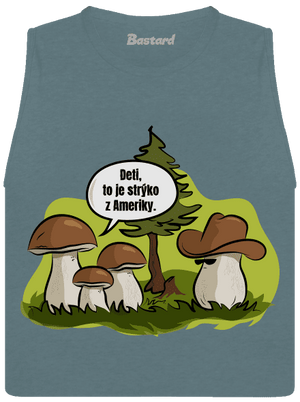 Strýko z Ameriky dámske tielko voľné Heather Deep Teal