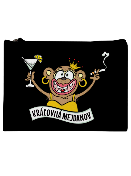 Kráľovná mejdanov taštička Black