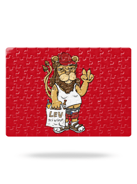 Lvíček puzzle White