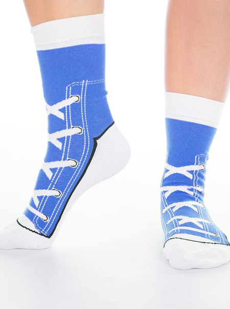 Hledám tu pravou modré ponožky